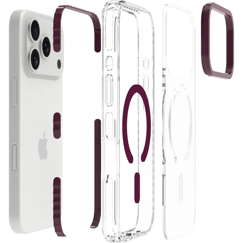 Cygnett Charge and Connect MagSafe Case for iPhone 18 Pro/17 Pro (Potent Purple)