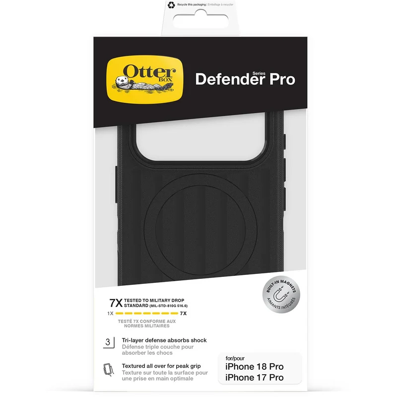 OtterBox Defender Pro Magnetic Case for iPhone 18 Pro (Black)