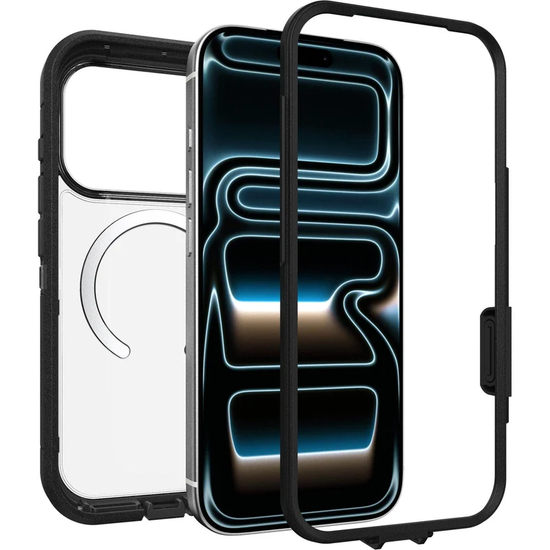 OtterBox Defender Pro XT Magnetic Case for iPhone 18 Pro (Clear/Black)