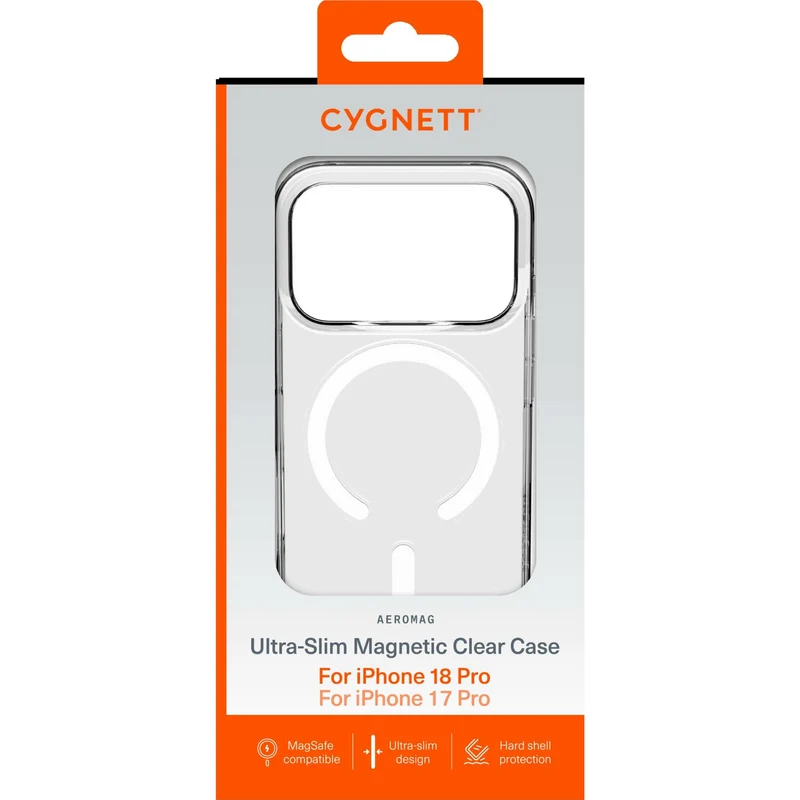Cygnett AeroMag Slim Magnetic Case for iPhone 18 Pro/17 Pro