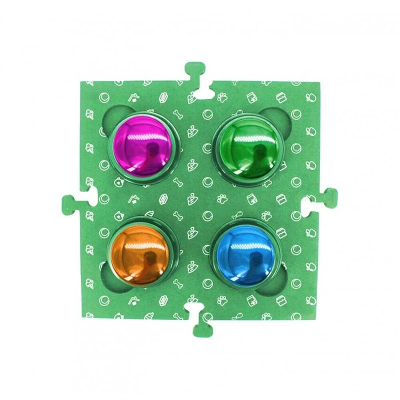 Tech4Pets 2PK Mat Board Organiser Storage Holder For Talking Buttons/Floor Green