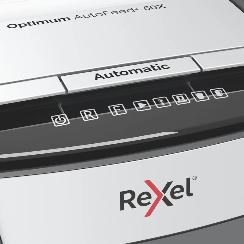 Rexel Optimum Autofeed+ 50x Automatic Cross Cut Paper Shredder