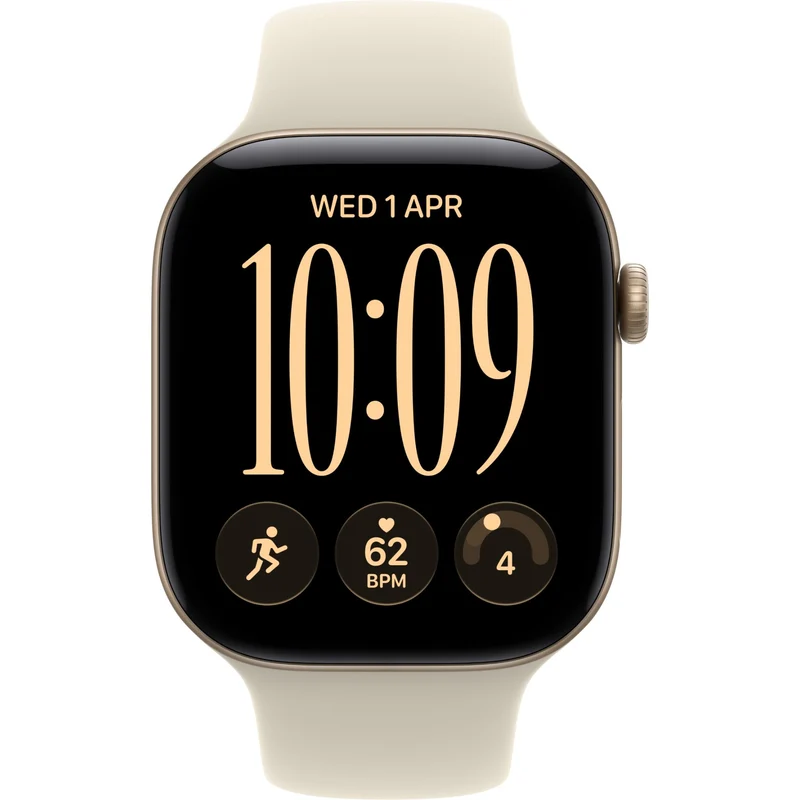 Apple Watch Series 12 42mm Light Gold Aluminium Case GPS Sport Band (M/L) [Sand]