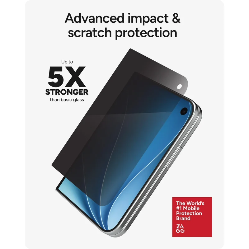 ZAGG InvisibleShield Glass Privacy XTR External Protector for iPhone Duo