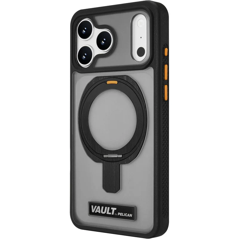 Pelican Vault MagSafe Stand Case for iPhone 18 Pro Max (Smoke)
