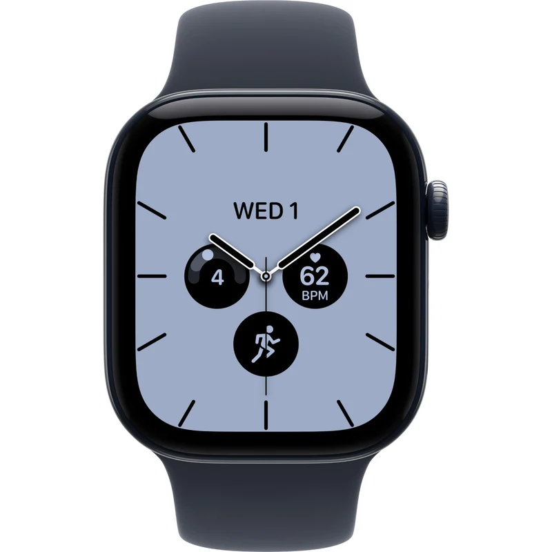 Apple Watch Series 12 42mm Night Blue Ceramic Case GPS + Cellular Sport Band (S/M) [Navy Blue]