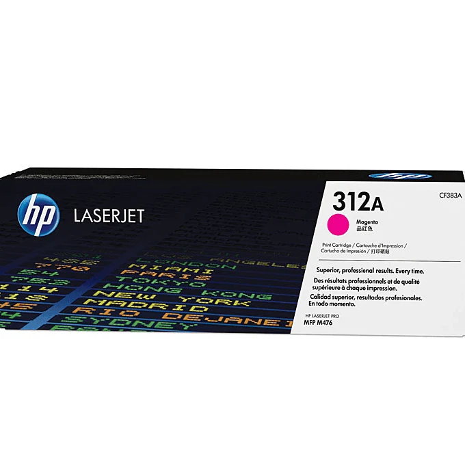 HP 312A Toner Ink Cartridge Magenta LaserJet Genuine CF383A