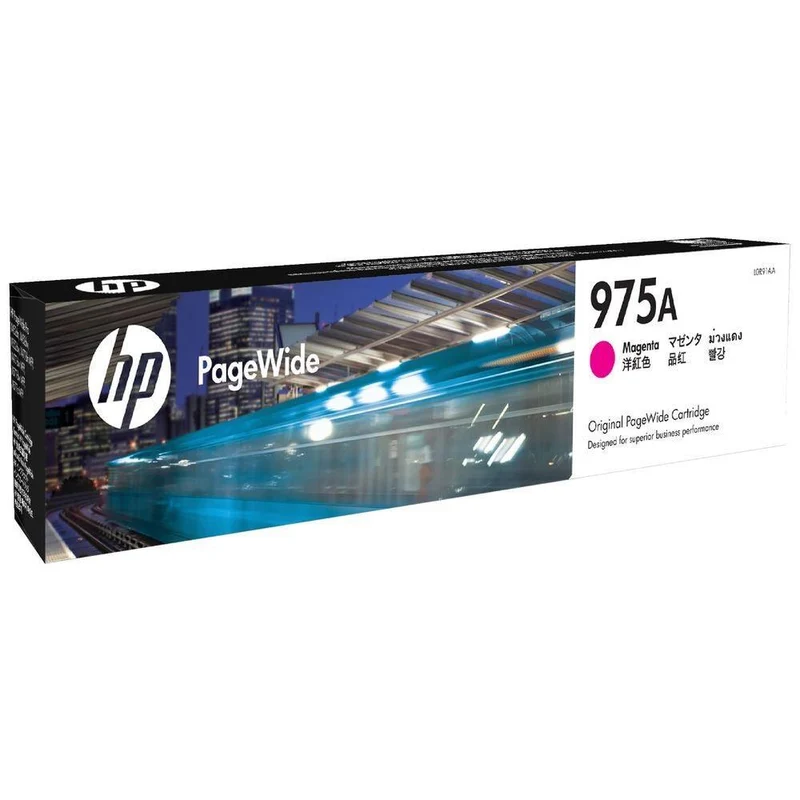 HP 975A Ink Toner Cartridge Magenta PageWide Genuine Original L0R91AA