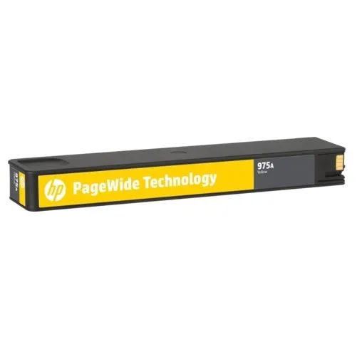HP 975A Ink Toner Cartridge Yellow PageWide Genuine Original L0R94AA