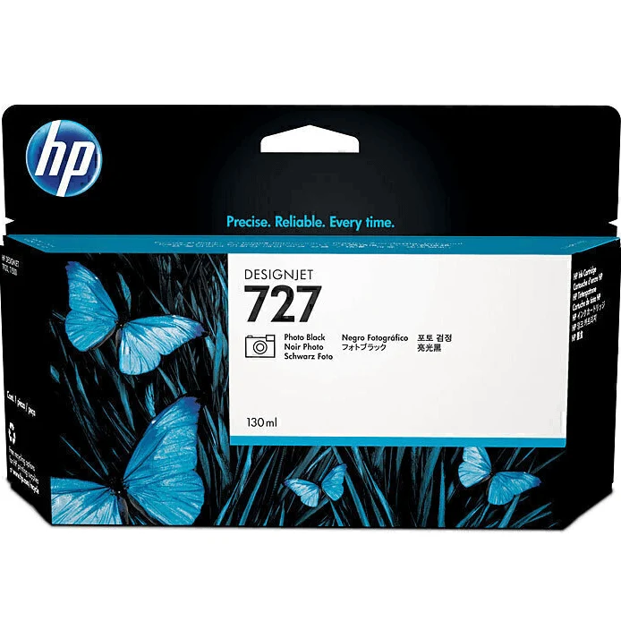 HP 727 Ink Cartridge Photo Black 130mL 3WX14A Genuine Original