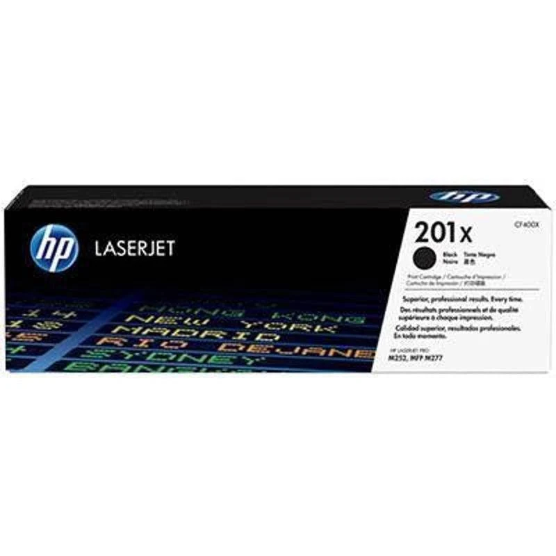 HP 201X Toner Ink Cartridge High Yield Black CF400X LaserJet Genuine