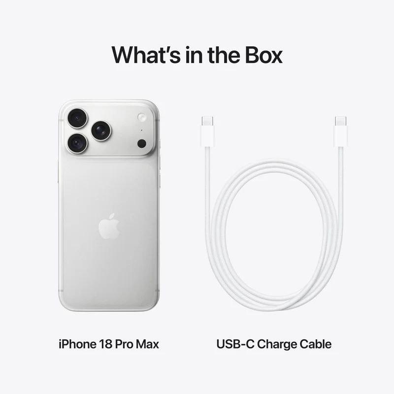 Apple iPhone 18 Pro Max 2TB (Silver)