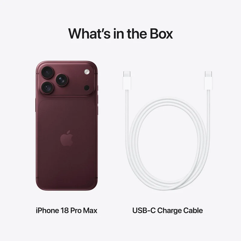 Apple iPhone 18 Pro Max 1TB (Burgundy)