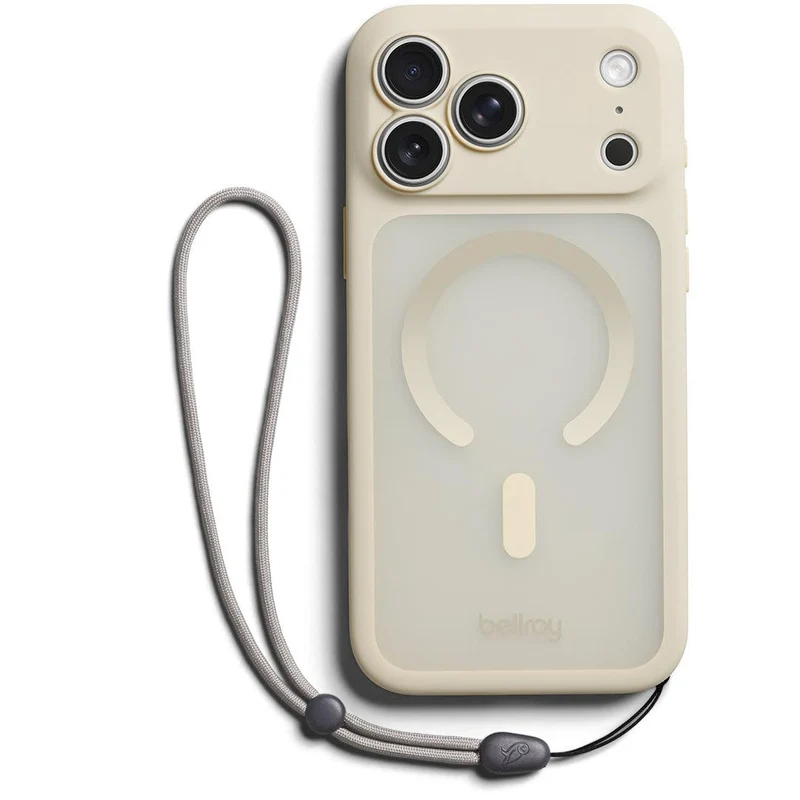 Bellroy Cinch Case for iPhone 18 Pro Max (Nougat)