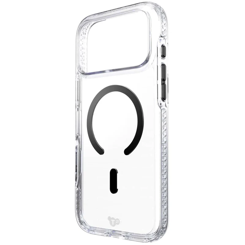 Tech21 EvoCrystal MagSafe Case for iPhone 18 Pro Max (Clear/Black)
