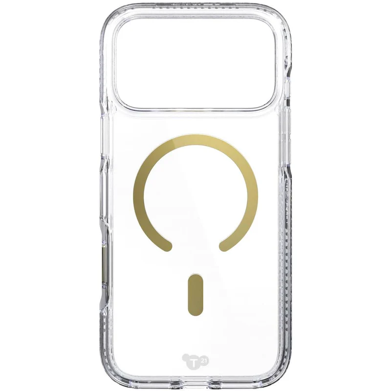 Tech21 EvoCrystal MagSafe Case for iPhone 18 Pro Max (Clear/Gold)