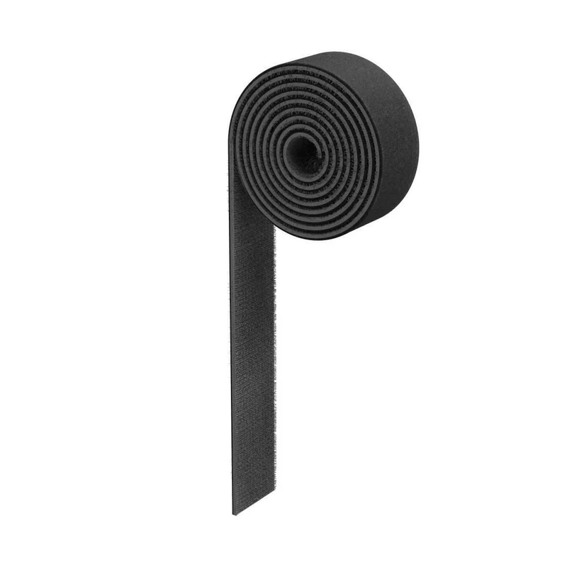 Hama Klettband 1,9 x 100 cm Schwarz, beidseitig - Schwarz