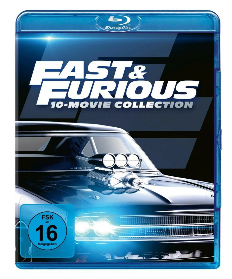 Fast & Furious Collection - 10 Filme (Blu-ray) - Vin