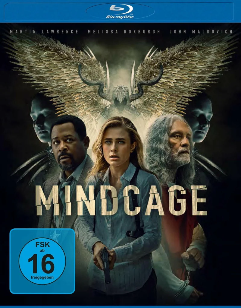 Mindcage Blu-ray Thriller 2022 - John Malkovich, Robert